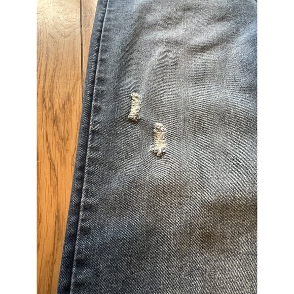 Risen Jeans Dark‎ High Rise Straight Leg Size Medium Classic City Mom Casual - Picture 8 of 12